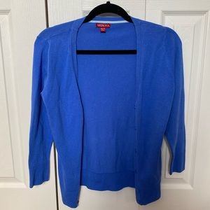 Merona XS Blue Cardigan Sweater